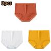 3 Pcs/lot Women's Underpants Soft Cotton Panties Girls High Waist Briefs Striped Panty Sexy Female Underwear Big Size M-XXL