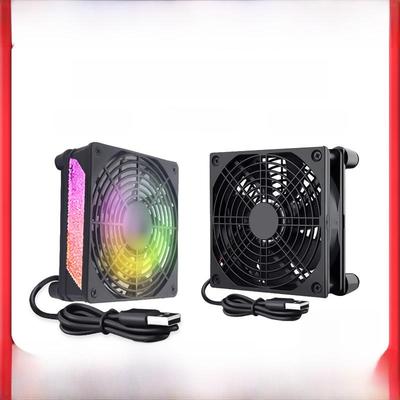 Leiser USB 5V 12CM Axiallüfter für Radiatoren, Router, Gehäuse und Set-Top-Boxen