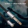 Headphone Player PC Extender Aux Cable 6.35mm Male To 3.5mm Female Audio Cable for Amplifiers Guitar Keyboard Piano