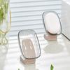 Soap Holder Drain Water Soap Dish Leaf Shape Soap Box Shower Soap Suction Cup Soap Container Modern Bathroom Accessories