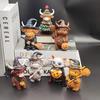 Highland Kuh Resin Ornament - Niedliche Halloween & Weihnachten Heimdeko Geschenk