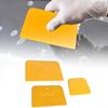 3Pcs Plastic Film Scraper Remove Air Bubbles Hard Soft Trapezoidal Plastic Scraper Automotive Bodywork Painting Putty Scraper
