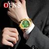 Fashion Men Watch Luminous Waterproof Chronograph Date Man Wristwatch Big Dial Stainless Steel Quartz Analog Watches Reloj