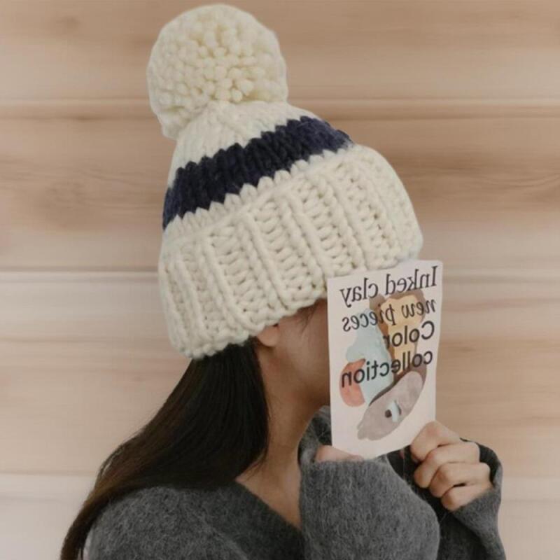 Women's Winter Beanie Pom Pom Knit Couple Hat
