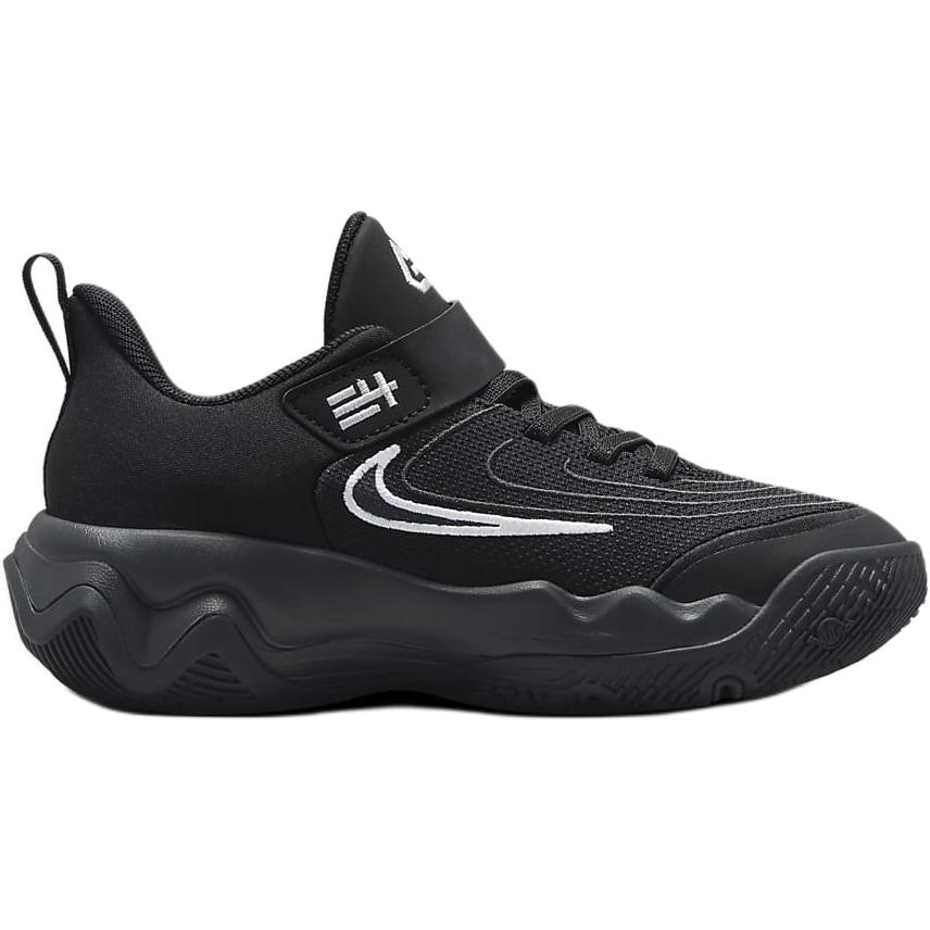 Nike Giannis Immortality 4 PS Black Kids Sneakers White Dark-Smoke-Grey FZ6733-001