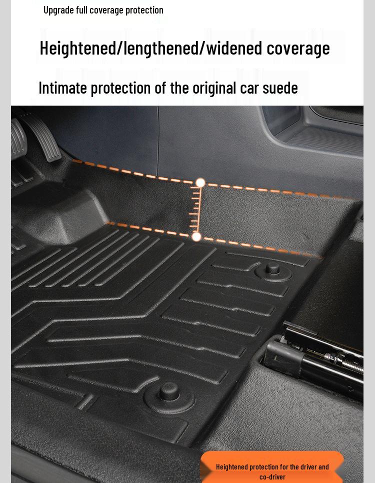 BYD Sea Lion 06EV Floor Mats, Full Coverage TPE for 2025 Model, Custom Car Accessories