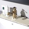 3 Size Kitchen Silicon Faucet Absorbent Mat Sink Anti-Splash Countertop Protect  Bathroom Soap Drainer Box Rack Draining Pad