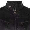 Women's Stylish Black Genuine Lambskin Leather Jacket Handmade Long Sleeve Biker