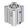 Air Cylinder Aluminum Thin Double Acting Pneumatic Components Accessories Bore 25mmSDA25x25