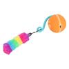 Automatic Rolling Ball 2 Speed Smart LED Light Emitting Electric Interactive Cat Toy for Cats Pumpkin