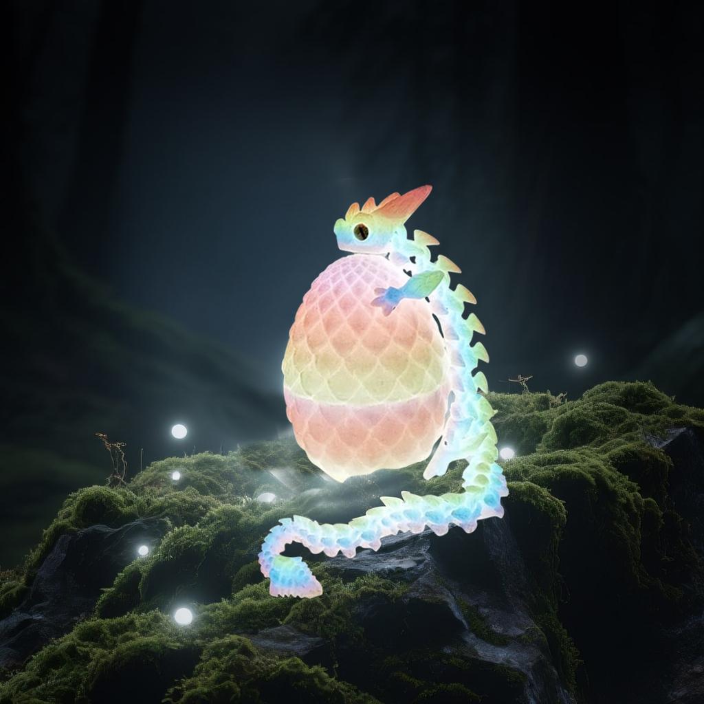 3D Printed Dragon Joint Movable And Detachable Toy Creative Ornament Festival Birthday Gift