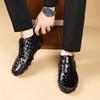 Fashion Business Ankle Boots Handmade Casual Boots Outdoor Treking Footwear All-match Botas Mens Classical Soft Leather Motorcycle Boots
