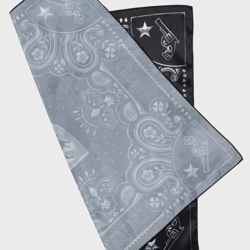 Eireve GRAPHIC BANDANA_BLACK