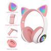 Wireless Bluetooth Kids Headphones, Ear Bluetooth Wireless/Wired Headphones ,LED Light Up Gaming Wireless Headset Over Ear With Microphone