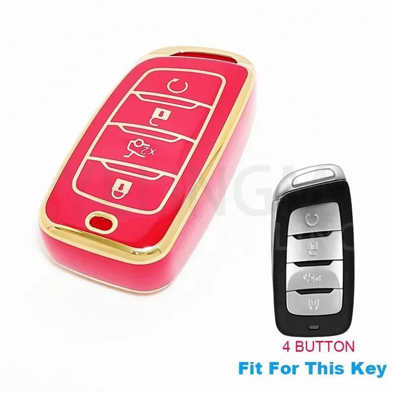 TPU Shell Car Key Case Key Fob Protecor Holder For Changan CS85 CS35 Plus CS25 CS95 CS85 Coupe Keychain Protection Cover