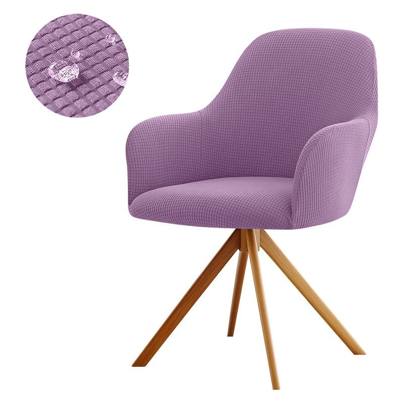 Waterproof Cubic Lattice Velvet High Armrest Chair Cover Soft Household Four-Season Chair Cover Elastic Cover