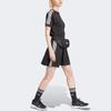 Adidas Originals Adicolor Three-Stripe Colorblock Elastic Waist Casual Skirt Women Bottoms Black IU2526