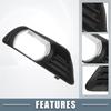 ABSOPRO Left and Right Side Fog Lamp Grille Cover Part Numbers Compatible with Toyota Camry 2007 2008 1 Pair Trim, 5212706040/5212806040, 2009, Black,