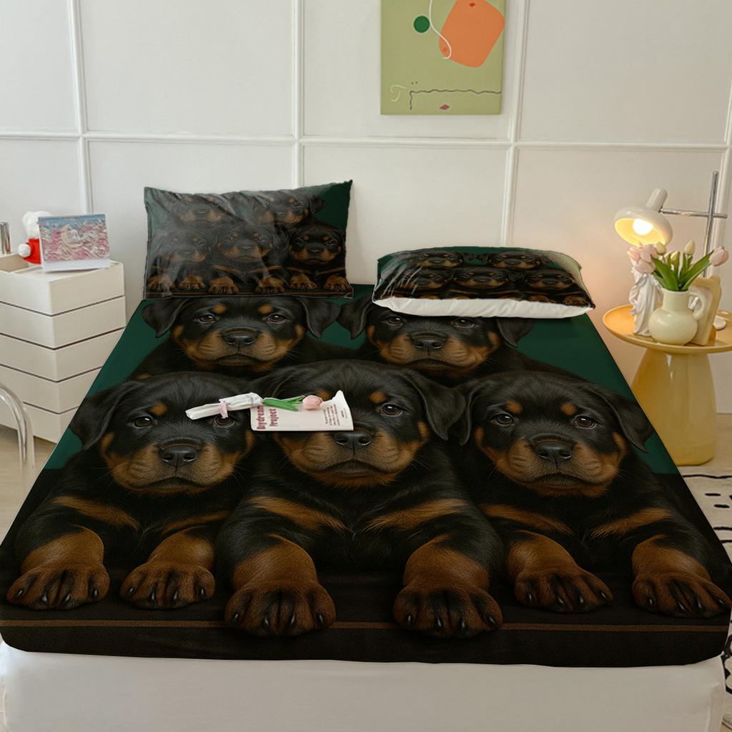 Animal Mattress Protective Cover Protective Cover Three-Piece Set, Digital Printing