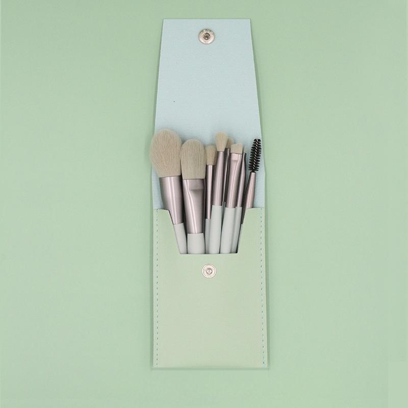 Mini Makeup Brush Set, Complete Set of Beginners’ Beauty Tools with Wooden Handle, Soft-bristled Makeup Brushes