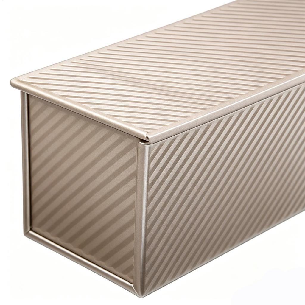 Bread Baking Pan Corrugated Carbon Steel Non-Stick Bakeware Sandwich Bread Tins Loaf Baking Pan For Home Kitchen Restaurant