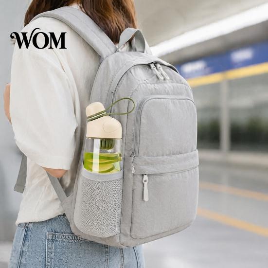 Wide Mouth Hydration Flask Tritan Plastic Water Bottle, with Leak Proof Lid, 600ml Capacity, Fast Commuter Bottle Drinking Spout Sports for