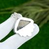 Trillion Porcelain Jasper Gemstone Bezel Trendy Pendant Jewelry Sterling Silver
