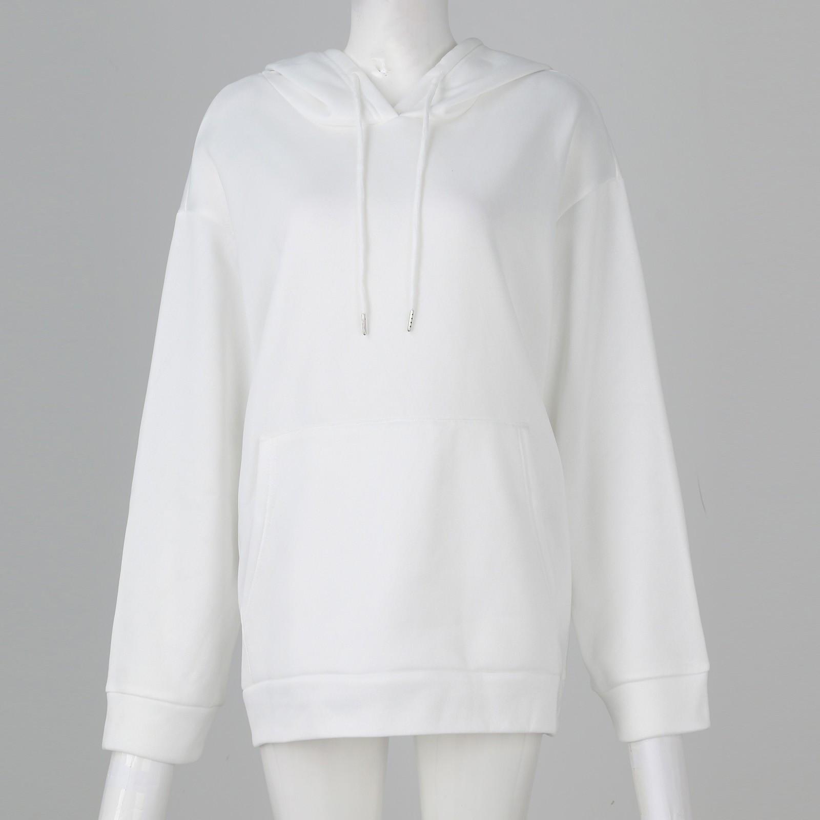 Толстовки для девочек-подростков с длинным рукавом и принтом букв — фото 5