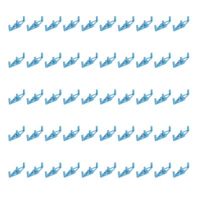Lot de 50 pinces de formation à faible stress, réglables à 360 degrés, réutilisables, en plastique, pour tiges de plantes