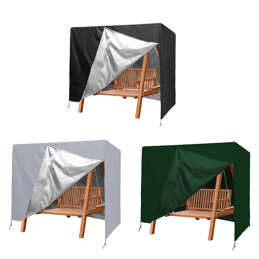 Outdoor Swing Seat Cover for 3 Seater Patio Furniture 210D Oxford Fabric with Double Stitched Seams and Secure Fitting