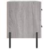 Nightstand Gray Sonoma 40x35x47.5 cm Particleboard