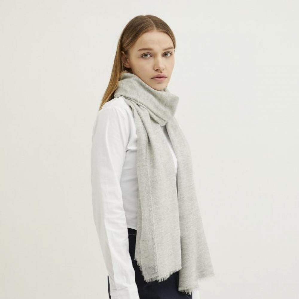 Dal Cashmere Air Cashmere Scarf Grey Single option