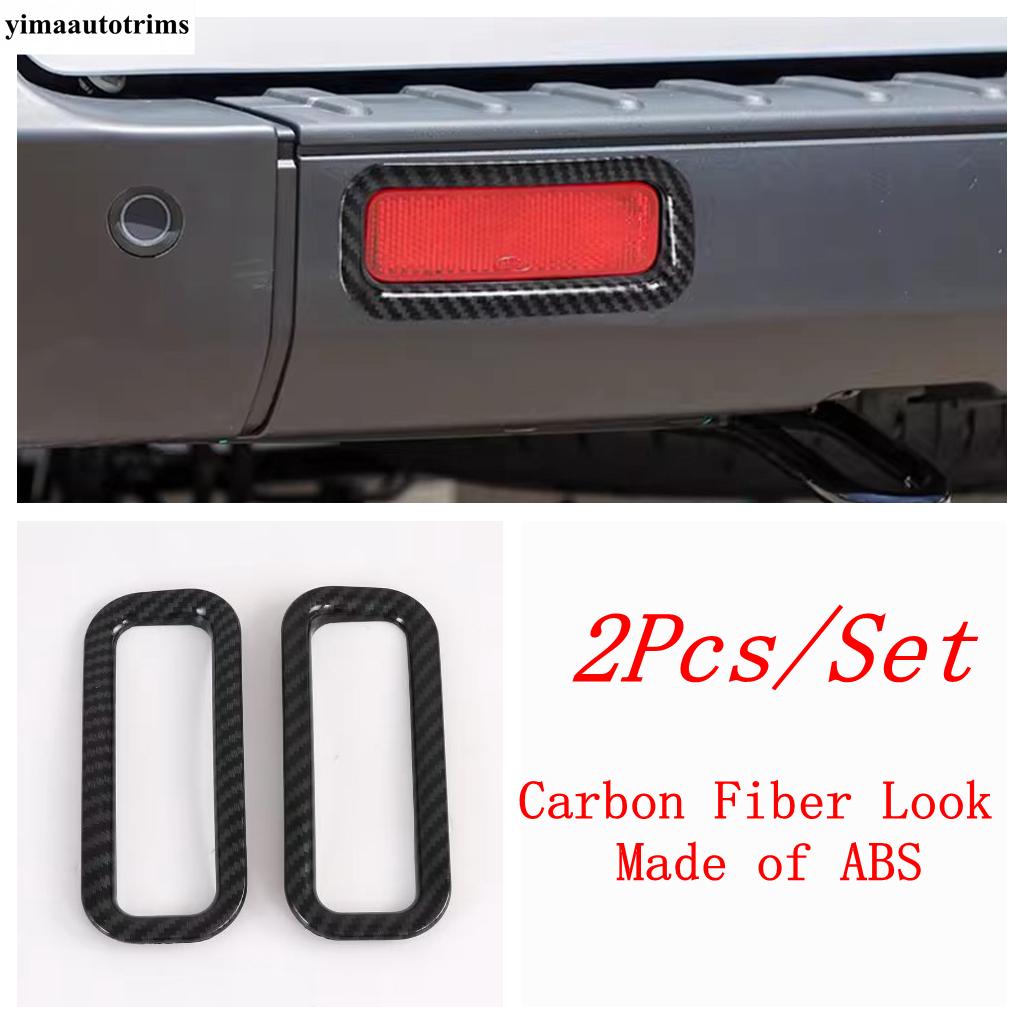 For Ford TRANSIT  2024 2025 Car Rear Door Bowl  / Rearview Mirror Cap Case / Door Handle Cover Trim Carbon Fiber Accessories