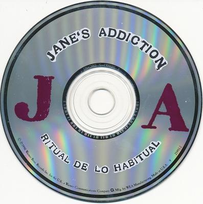 CD JANE'S ADDICTION - Ritual De Lo Habitual 9259932 Warner Bros. Re 1990 US Rock Used