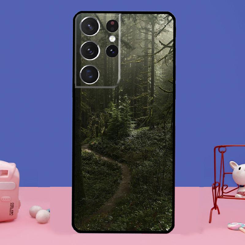 Beautiful Nature Forest Tree Case For Samsung Galaxy S22 S21 Note 20 Ultra Note 10 S8 S9 S10 Plus S20 FE Phone Cover