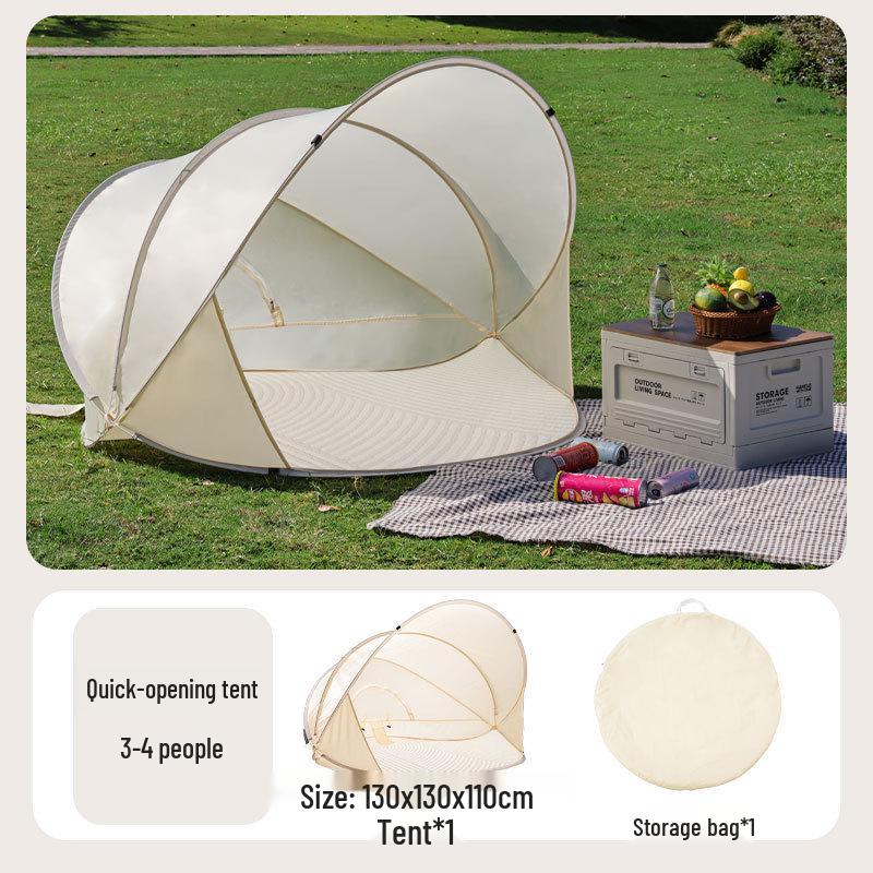 Korean Portable Instant Open & Close Sunshade Beach Tent