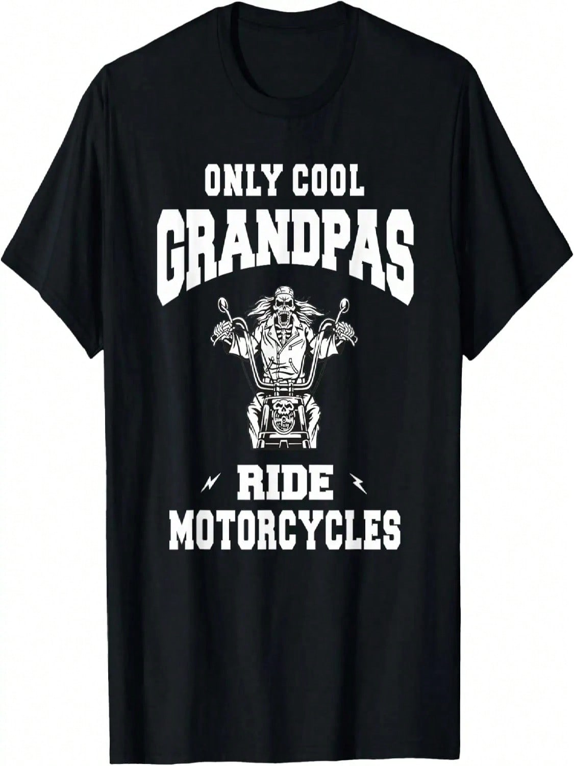 Nur Coole Grandpas Ride Motorcycles Bike Cycle Biker T-Shirt S разноцветный