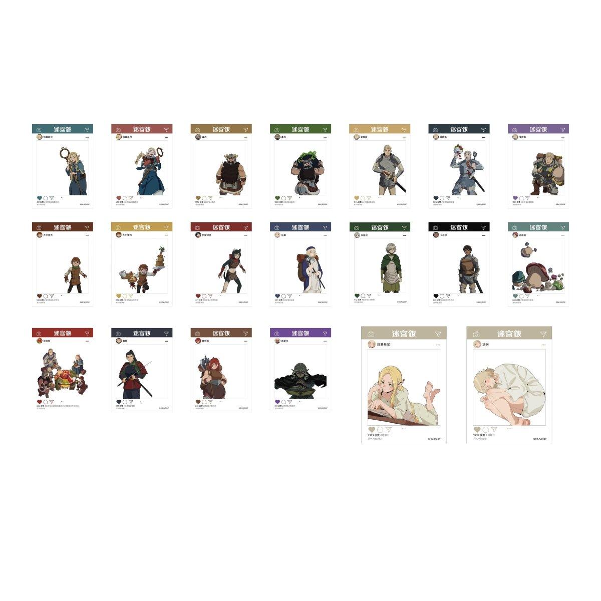 Delicious in Dungeon | Transparent Card Blind Box Set Delicious in Dungeon