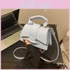 Fashionable Street Style Pu Crossbody Shoulder Handbag 2024 Spring New Casual Small Square Bag