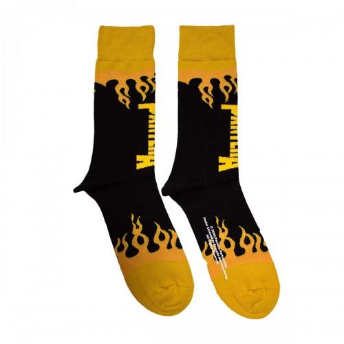 Pantera Unisex Adult Flames Ankle Socks