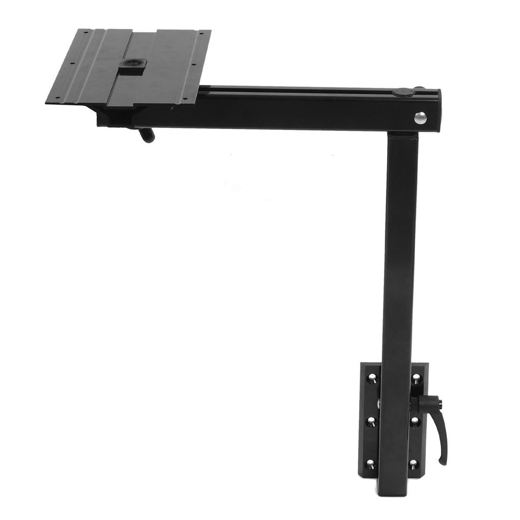 Adjustable Table Legs Black Heavy Duty Removable 360° Rotation Oxidized Surface Lightweight for RV Y