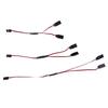 2Pcs 150/200/250/300Mm Rc Servo Y Extension Cord Cable Lead Wire For Jr Futaba Rc Battery Drone Car Boat Helicopter Airplane