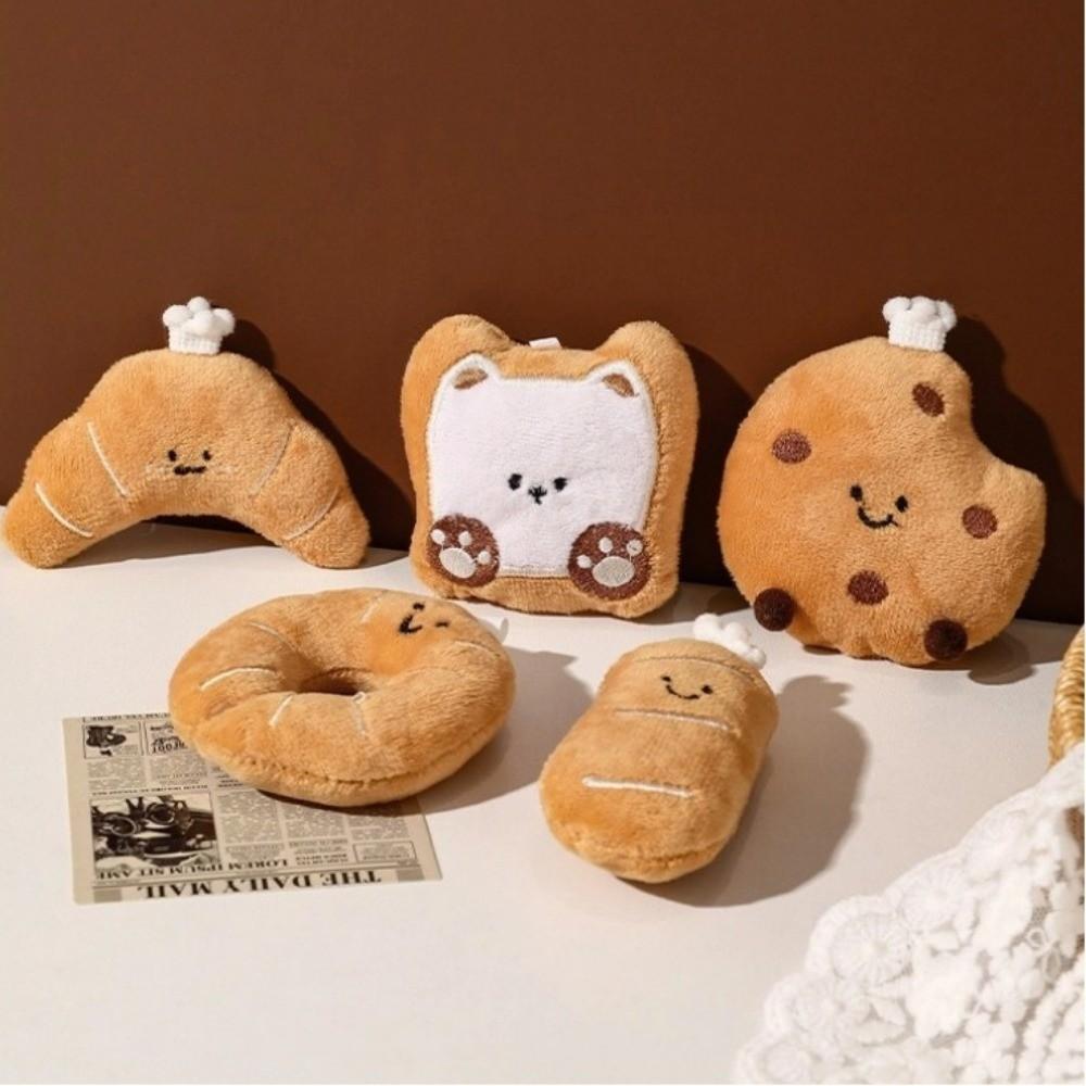 Little Bread Dolls Bags Pendants Plush Key Chain Cute Pendants Keychains Girl Backpack Accessories
