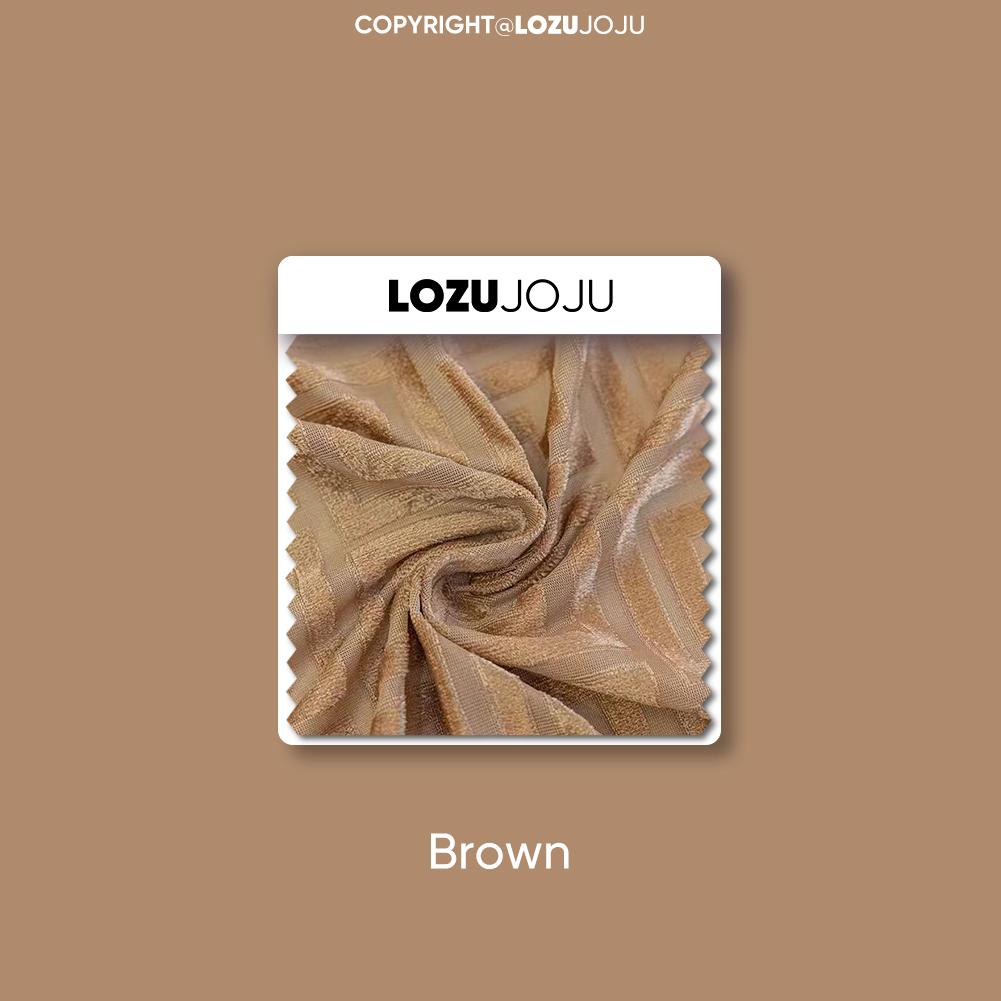 

1 шт. LOZUJOJU 30% затемнююча жакардова штора Європейська класична розкішна напівпрозора тюлева штора для спальні, вітальні, балкона, вікна, домашнього декору W150cm x L200cm коричневий