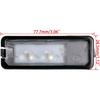 DC12V White Car LED License Plate Light Used For VW/Golf MK4 MK6 MK7/Porsche/Polo AW 6R/Passat B7 CC Scirocco 35D 943 021 Universally Led Driving
