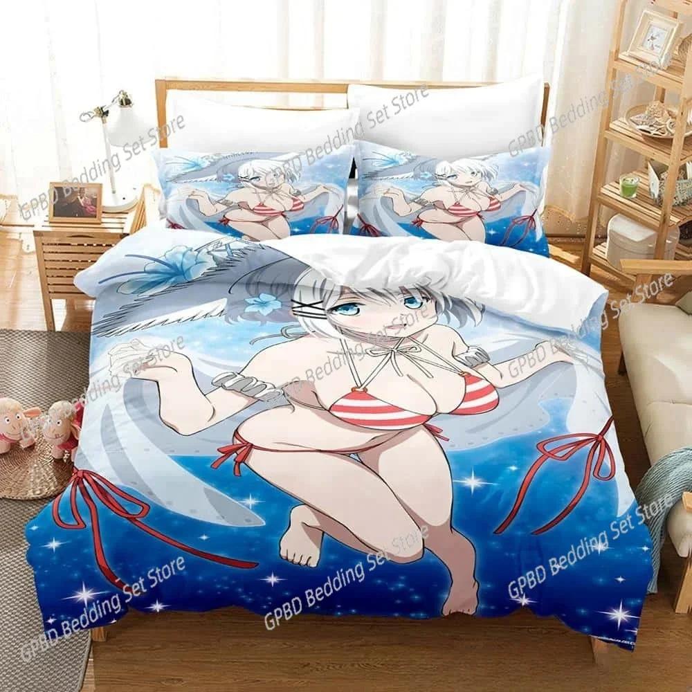 

Anime The Detective Is Already Dead Beding Set 3D Printed Suitable for Bedrom Soft with Soft Fabric Duvet Cover Set With Pilowcases Home Textile 135*200cm Eu-Single
