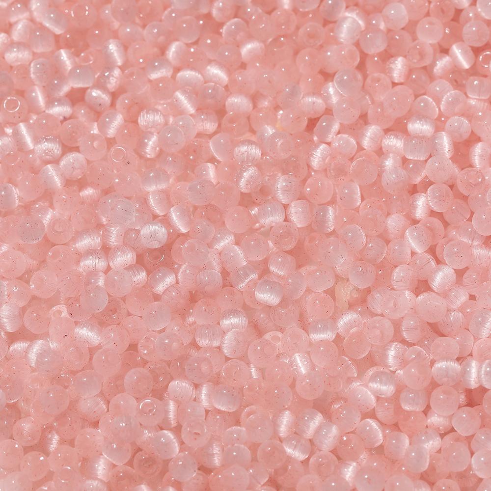 100 Stück/Los 4mm farbige Glas Katzenaugenperlen rund lose Abstandshalterperlen für DIY Schmuckherstellung Halsketten Ohrringe Bastelbedarf