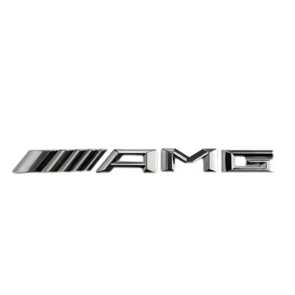 For Mercedes A B C E G W203 W204 W205 W176 W177 W212 W213 AMG Car Sticker Trunk Label Decals Sports Decorative Accessories