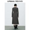 UR Women's Slim-Fit Long Sleeve A-Line Dress