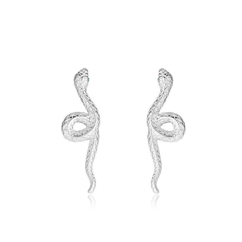 

Frosty Style Niche Design Inspiration Серьги-змеи Серьги-змеи Мужской и женский стиль Прокалывание ушей Украшения для ушей